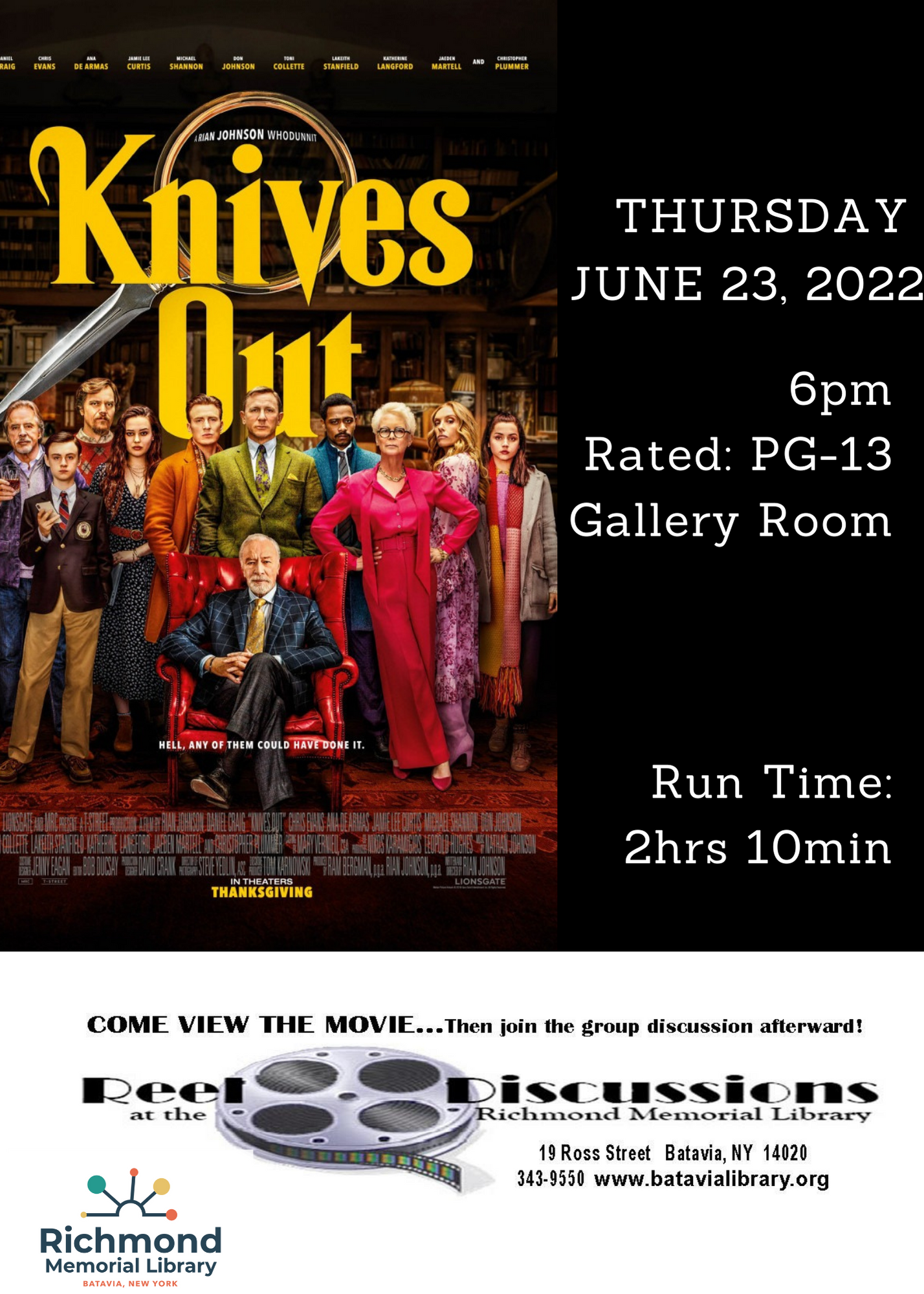 Reel Discussions: Knives Out! 
